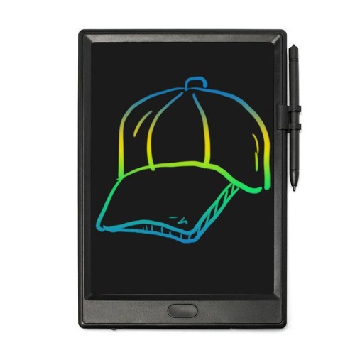 Scheda di scrittura LCD da 10 pollici per bambini disegnati a mano, stile: colorato nero