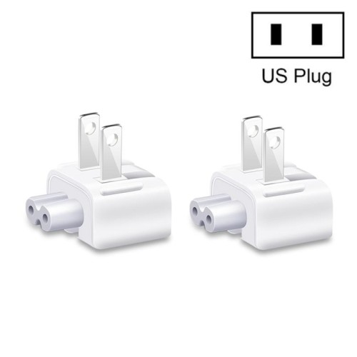 Adattatore di alimentazione XJ01 da 2 PCS XJ01 per caricabatterie da iPad 10W 12W e caricabatterie serie MacBook, spina USA