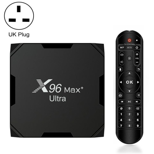 H96 MAX+ Ultra 4GB+ 32 GB AMLOGIC S905X4 8K Smart TV Box Android 11.0 Media Player, Tipo di plug: Plug UK