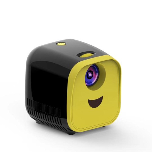 Proiettore per bambini L1 Mini Mini LED Portable Home Speaker Proiettore, Plug USA (nero)