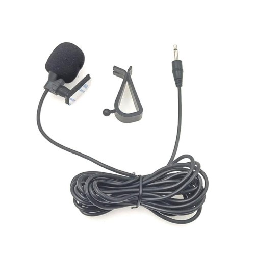 ZJ015MR Microfono a incolla esterno per DVD per navigazione per auto con spina diritta mono 2,5 mm, lunghezza: 3 m