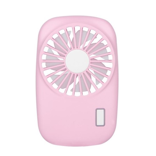 Mini ventilatore portatile USB ricaricabile (rosa)