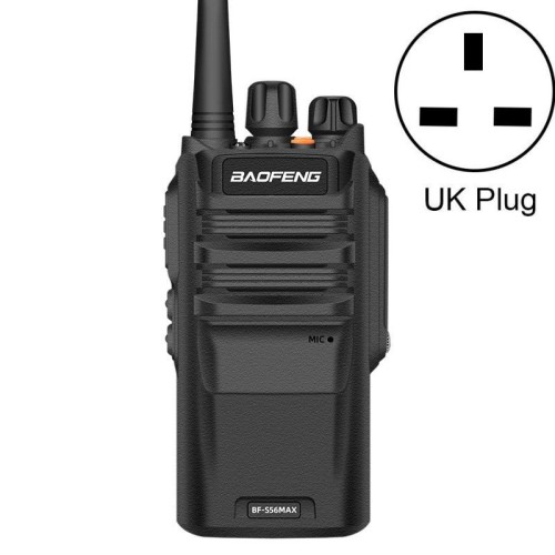 Baofeng BF-S56MAX Dispositivo di comunicazione portatile impermeabile ad alta potenza Walkie-talkie, Spina Specifiche: Spina UK
