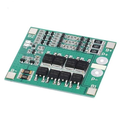 Scheda di protezione da sovraccarico da sovracorrente 25A 11,1 V-12,6 V con equalizzazione per batteria al litio 18650 3 corde 12V 25A