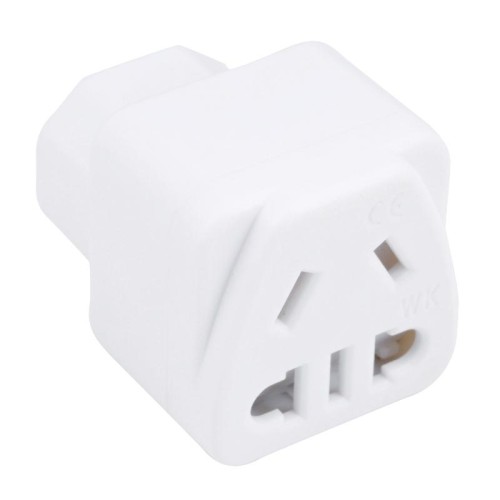 Adattatore di alimentazione portatile universale a cinque fori da WK a C13-C14 (bianco)