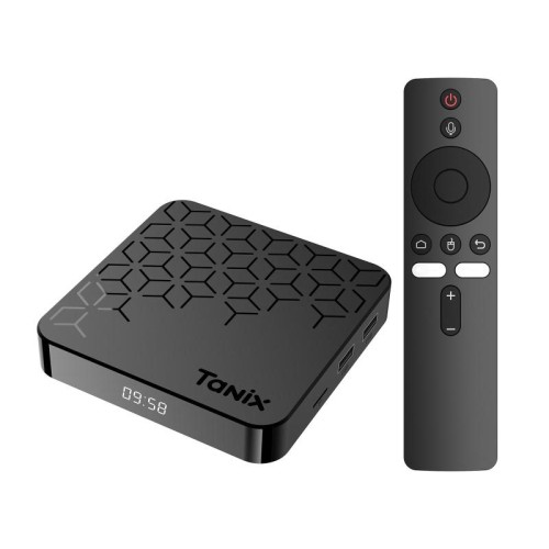 Tanix TX7 8K UHD Android 14 Smart TV Box con telecomando, 2 GB + 16 GB, Allwinner H728 Octa-Core (spina UK)
