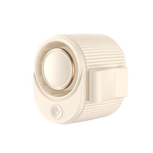 Ventilatore USB mini da esterno con clip e montaggio in vita ad alta velocità (bianco)