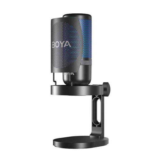 Microfono a condensatore da tavolo BOYA K3 per computer, telefono, registrazione video, ricezione in diretta, riduzione del rumore, microfono USB