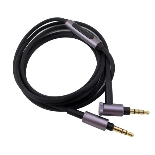 Cavo audio per cuffie da 3,5 mm con controllo del filo da 1,5 m, per Sony WH-1000XM3 / WH-1000XM2 / WH-1000XM4 / WH-H900N / WH-H800