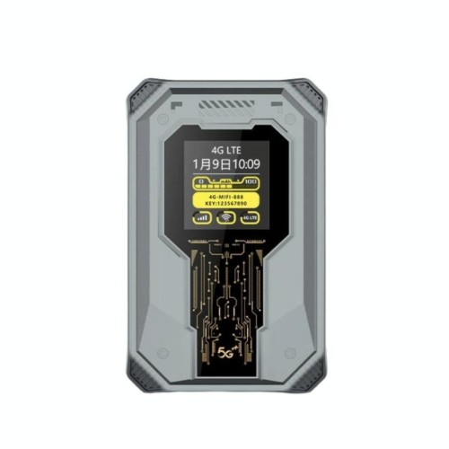 Router tascabile sbloccato Eurasian Edition M20 4G/5G, hotspot WiFi portatile da 300 Mbps, SIM con display dell'ora, batteria a lunga durata da 4000 mAh