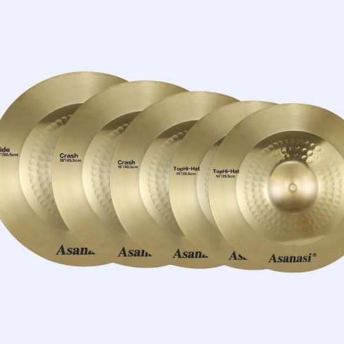 Set di piatti per batteria Asanasi 5 in 1