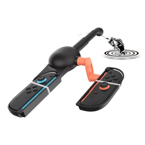 Controller di movimento DOBE Fishing Rod per Nintendo Switch 2/Switch/Switch OLED Joy-Con