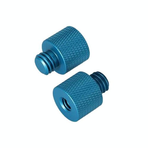 Adattatore a vite da 10 pezzi 1/4 femmina a 3/8 vite maschile (blu)