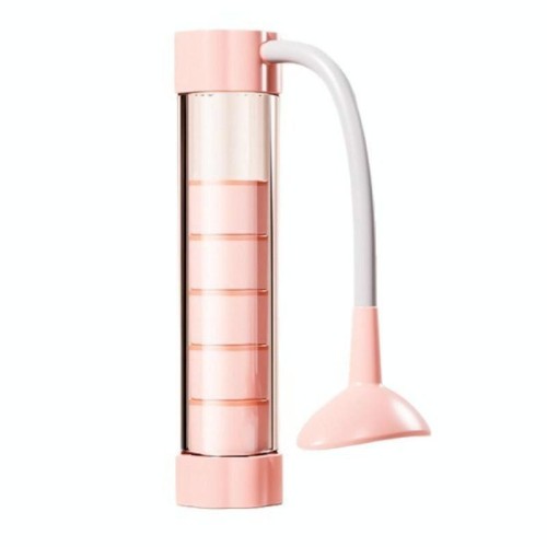 Manubrio portatile per esercizi di respirazione addominale, capacità vitale, core trainer (rosa)