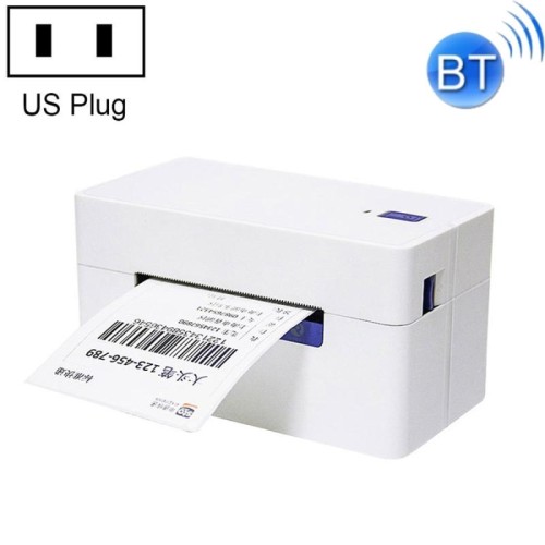 QIRUI 104mm Stampante per ordini rapidi Stampante termica per etichette autoadesive, Stile: QR-488BT (spina UK)