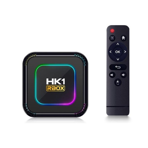 Smart TV Box HK1 RBOX K8 8K Android 13.0 con telecomando, 4 GB+32 GB, quad-core RK3528 (spina americana)