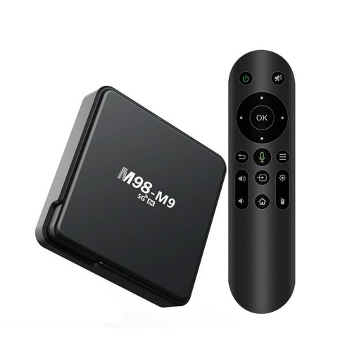 M98-M9 Quad-core ARM Cortex-A53 WiFi Bluetooth 4K HD Android TV Box, RAM: 2 GB + 8 GB (spina USA)