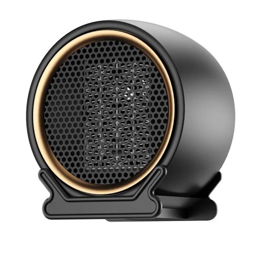 Riscaldatore da tavolo ad alta potenza da 1800 W, riscaldatore domestico a due velocità, riscaldamento rapido, specifiche: spina USA (grigio)