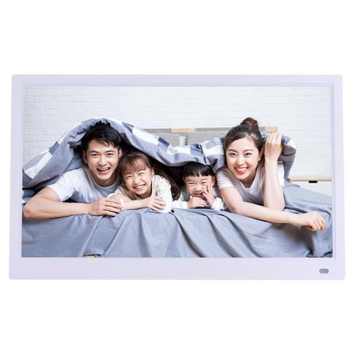 XCLT-1730 Cornice per foto a nuvola con schermo LED HD da 17,3 pollici, WIFI, con supporto, spina: spina AU (nero)