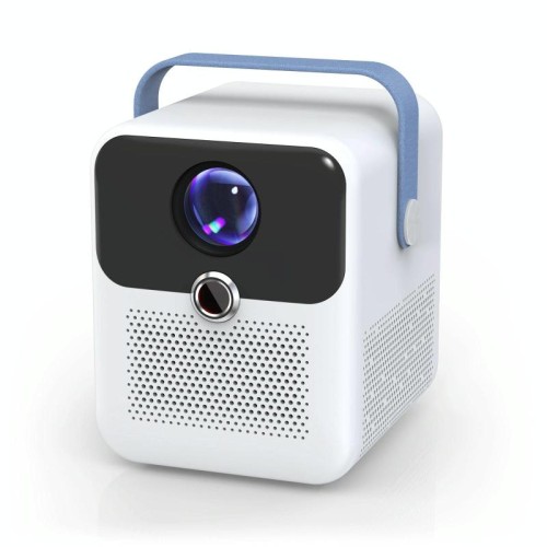 Proiettore portatile HD Android CYS2 Smart Home Theater, 1 GB + 8 GB, Amlogic T950s, specifiche: spina AU (bianco e blu)