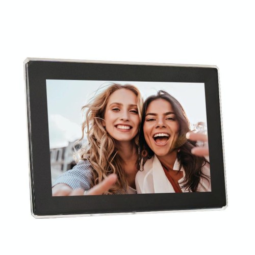 Macchina pubblicitaria intelligente WiFi con schermo IPS HD da 10 pollici, spina: spina USA (nero)