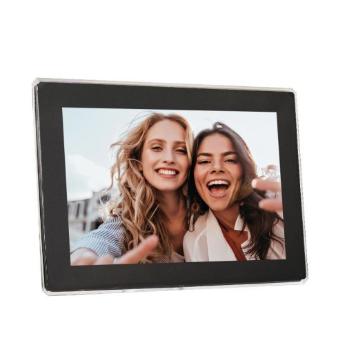 Macchina pubblicitaria intelligente WiFi con schermo IPS HD da 10 pollici, spina: spina UK (nero)