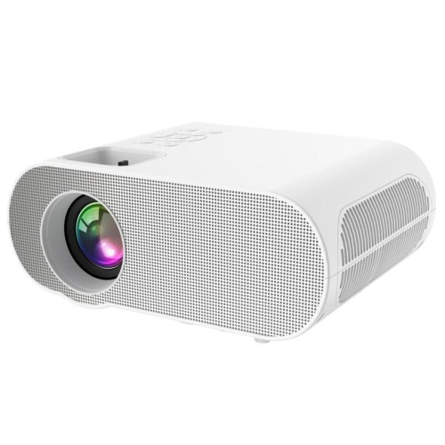 Cheerlux C10 Google TV Versione 2K Dongle 1920x1080P 300ANSI Proiettore intelligente, Spina UK (Bianco)