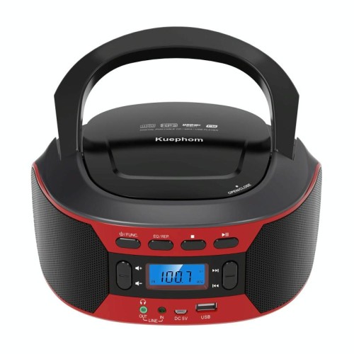 Kuephom W17 Lettore CD portatile per musica Walkman FM Bluetooth con spina AU
