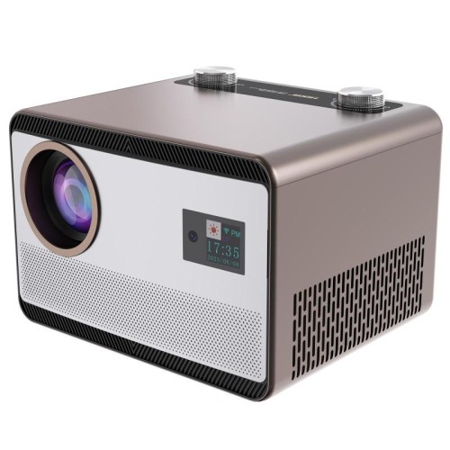 Proiettore intelligente Cheerlux C58A1 Whale OS versione 1920x1080P 650ANSI, spina AU, con display frontale (opaco)