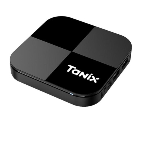 Tanix TX5 Plus Android 14 Smart TV Box con telecomando, 2 GB + 16 GB, Amlogic S905X5M Quad-Core (spina USA)