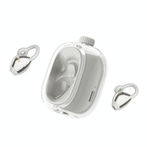 Auricolari Bluetooth con clip wireless e traduzione AI da 150 lingue (neri)