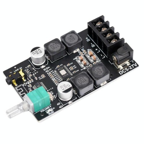 ZK-502C HIFI Bluetooth wireless Bluetooth 5.0 TPA3116 Digital Power Audio Amplifier Board 50W x 2 Amplificatore Stereo Amplicador senza shell