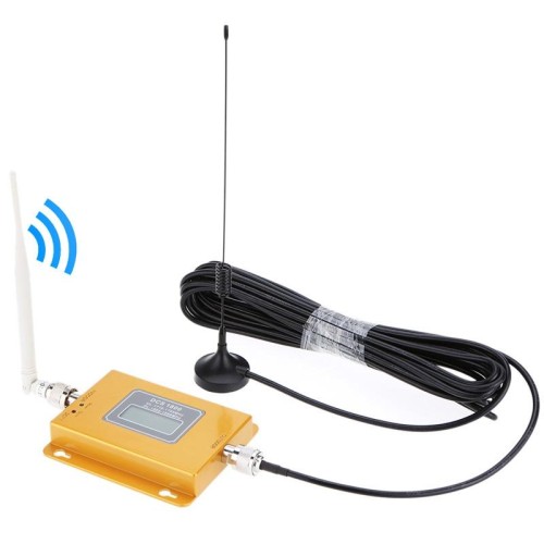 DCS 1800 MHz Mobile Phone Booster Booster / Segnale LCD Repeater con antenna succhiatrice