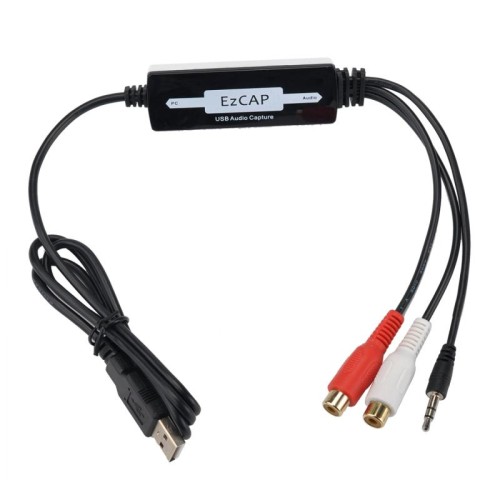 EZCAP216 Cattura audio USB, formato di registrazione: Wave / MP3