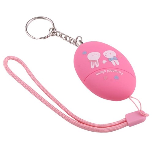 Mini cassaforte da calcio forte allarme personale con anti-stupro per ragazze e bambini, allarme 120 dB (blu)