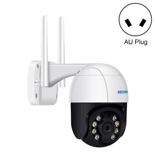 ESCAM QF518 5MP Smart WiFi IP Camera, supporto rilevamento umanoide AI / tracciamento automatico / visione notturna doppia luce / archiviazione cloud / audio bidirezionale / scheda TF, spina: spina AU (bianca)
