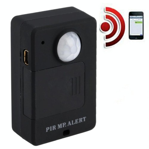 Mini sensore di allarme PIR Wireless GSM a infrarossi Monitor di allarme Rilevatore di movimento Sistema antifurto domestico, spina europea