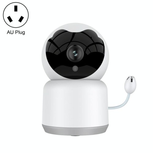 YT51 1920x1080 Telecamera wireless per bambini, supporta la visione notturna a infrarossi/rilevamento del pianto del bambino, con sensore di temperatura e umidità, spina AU (bianco)