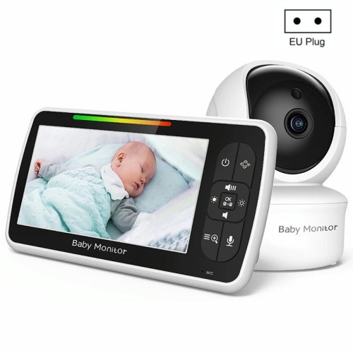 SM650 Wireless Video Baby Camera Intercom Night Vision Monitoraggio della temperatura Cam (spina UE)