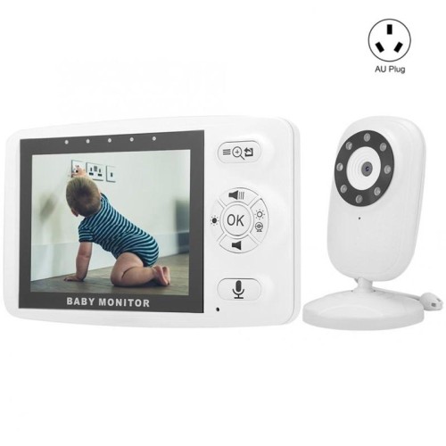835P 3,5 pollici Video Wireless Baby Monitor IR Night Vision Telecamera di sicurezza vocale (spina UE)
