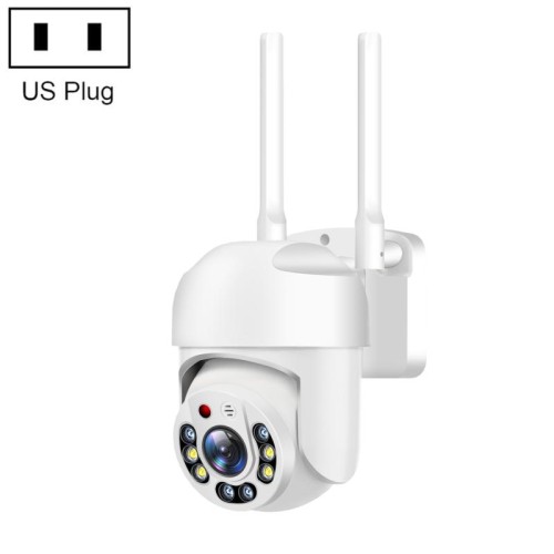 Telecamera WiFi wireless impermeabile QX65 1MP HD IP66, specifica: spina americana