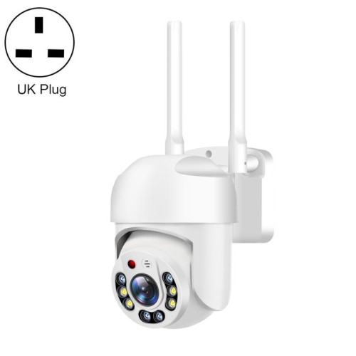 Telecamera WiFi wireless impermeabile QX65 1MP HD IP66, specifica: spina britannica