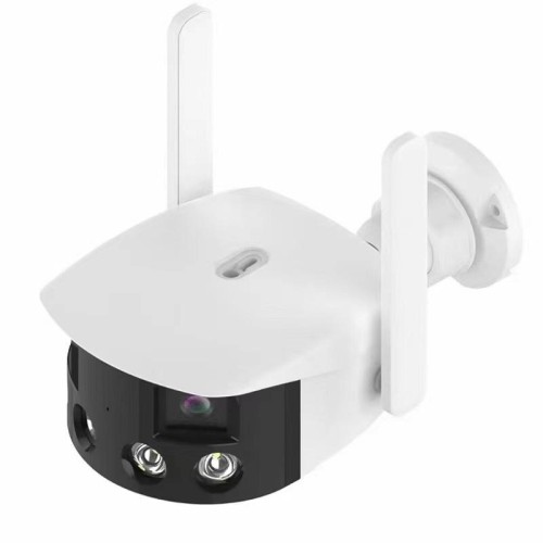 Q38 WIFI Humanoid Recognition AI Alarm 180 Degree Dual 2MP IP Camera, Spina: Spina UK