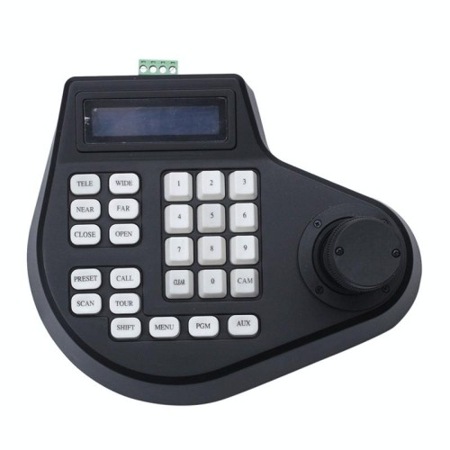 Tastiera di controllo cupola coassiale analogica 8003H RS485 PTZ, specifica: 3 assi (spina americana)