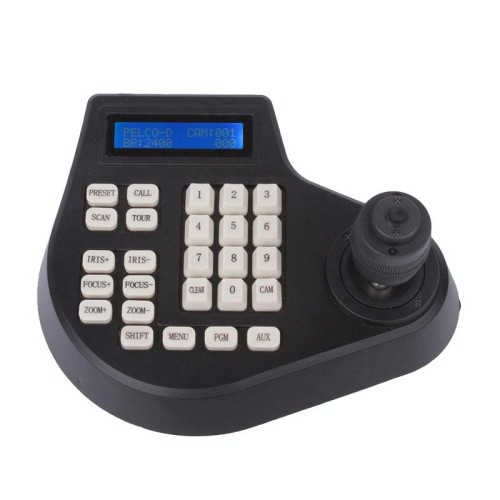 Tastiera di controllo cupola coassiale analogica 8003H RS485 PTZ, specifica: 4 assi (spina europea)