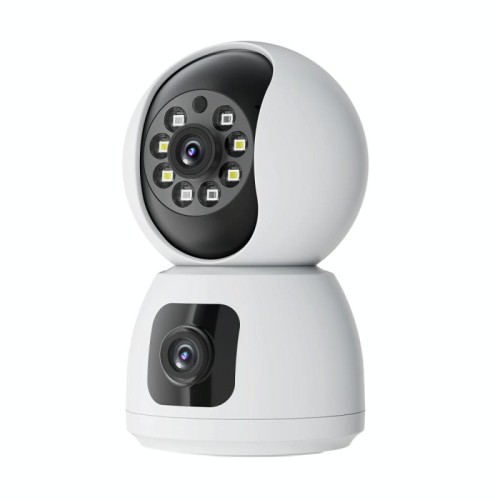 Y6203 Telecamera Smart WiFi impermeabile per interni HD con zoom da 4 MP, specifica: spina UK (bianca)