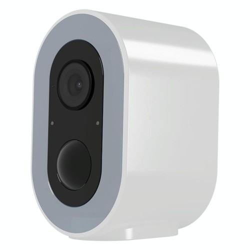 Telecamera WiFi Tuya Smart Version HD a basso consumo energetico, spina UE, scheda di memoria: senza memoria (grigio)