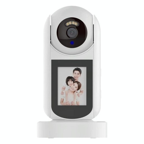 Telecamera di sorveglianza WiFi con visione notturna a colori a doppia luce e videochiamata HD da 2 MP (spina USA)