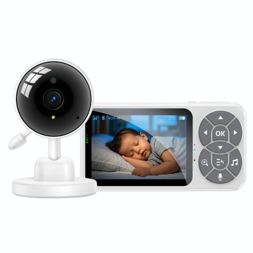 Yesido KM26 Baby Monitor con schermo TFT da 3,5 pollici e telecamera di assistenza 2.4G (bianco)
