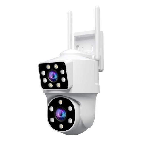 Srihome SH063 Telecamera di sorveglianza panoramica HD a doppio obiettivo da 4 MP (spina UK)
